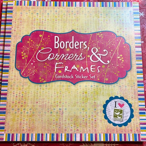 3 birds borders, corners and frames stickers - Picture 1 of 5